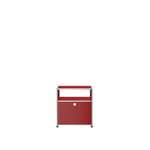 USM - USM Haller Nightstand P - USM Ruby Red - Nattbord - Fritz Haller,Paul Schärer - Rød - Metall