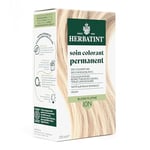 Herbatint Soin Colorant Permanent Cheveux 10N Blond Platine - 170 ml | Sans Ammoniaque, 100% Couverture des Cheveux Blancs | Testé Dermatologiquement pour Peaux Sensibles, avec 8 Extraits Végétaux Bio