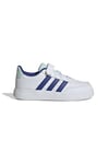 adidas Mixte BREAKNET 2.0 Shoes Children Chaussures de Tennis, Cloud White/Semi Lucid Blue/Halo Mint, 34 EU