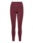 Hmltif Seamless High Waist Tights Burgundy Hummel