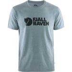 Fjällräven Logo T-shirt Men Uncle Blue/Melange-520-999 XL - Fri frakt