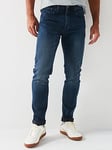 Levi's 512 Slim Tapered Fit Jeans - Lasting Memories - Dark Blue, Dark Blue, Size 34, Inside Leg Long, Men