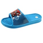 Disney Claquette de Bain Spiderman Garçon Sandale, Bleu, 24 EU