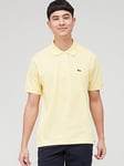 Lacoste Classic L.12.12 Pique Polo Shirt - Yellow, Yellow, Size M, Men