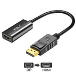 DP TO HDMI - Standard - Displayport adaptateur DP vers HDMI Port d'affichage vers DVI VGA 3.5mm câble Audio connecteur pour PC projecteur pour ordinateur portable adaptateur HDMI
