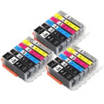 18 Ink Cartridge (Set) for Canon PIXMA MG7750 MG7751 MG7753 TS8050 TS8052 TS9050