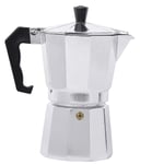 Stovetop Coffee Maker Pot 1 Cup, 2Cup, 4Cup, 6 Cup, 9 Cup, 12 Cup Aluminium Percolator Espresso Maker Traditional Coffee Maker Pot for Outdoor Home Office (1 Cup)