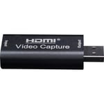 Mini appareil de Capture vidéo en Streaming,4K,1080P,HDMI vers USB,carte d'acquisition HD pour PC,Youtube,OBS