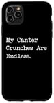 Coque pour iPhone 11 Pro Max My Canter Crunches Are Endless Funny Equestrian Snack Humour