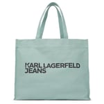 KARL LAGERFELD JEANS Logo Shopper, Granite Vert., Taille Unique, Contemporain