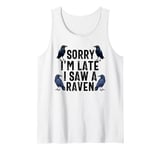 Ravens Crow Black Bird Corbie Silhouette Lover Men Women Boy Tank Top