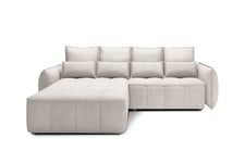 Takara Sovesofa med Divan 3-seter - Beige Sovesofaer