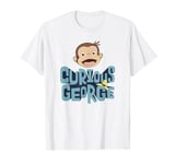 Curious George 3D Text Stack George Big Face T-Shirt