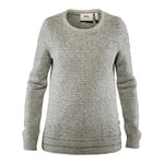 Fjallraven Women's Övik Structure Sweater Sweatshirt, Grey, S