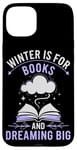 iPhone 15 Plus Reading All Winter Cozy Book Lover and Literary Escape Case