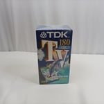 3 PACK OF TDK 180 3 HOUR BLANK VIDEO VHS TAPES (BRAND NEW AND SEALED)