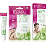 Eveline 99% Natural Aloe Vera Set for Face and Chin Depilation Soothing Gel