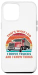 Coque pour iPhone 12 Pro Max Camionneur drôle Humour Sarcastique Camionneur Big Rigs