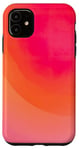 Coque pour iPhone 11 Rose et orange dégradé mignon aura esthétique