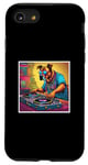 iPhone SE (2020) / 7 / 8 Dog Music DJ Turntables Mixing Vinyl Record Party Graphic Case