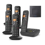 Gigaset C57 Cordless Home Phone 5 Handset with Long Range Extender