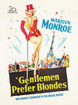 Marilyn Monroe Impression sur Toile Gentlemen Prefer Blondes 60 x 80 cm, Multicolore, 24 x 32 inches