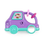 Bright Starts, Jouet transportable Safari Driver, avec musiques et lumires, singe, set de jeux de voyage, jouet unisexe, violet, 3 mois et plus