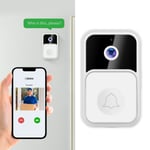 WiFi Video Doorbell Camera 90° Voice Change Intercom Wide Angle Smart