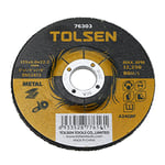 Tolsen PN18081610040174357 – Disque à découper de meuleuse pour métal 125 x 6 x 22,2 mm)