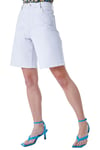 Longline Denim Bermuda Shorts