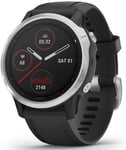 Garmin Watch Fenix 6S Silver With Black Band