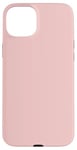 Coque pour iPhone 15 Plus Couleur quartz rose simple