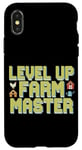 Coque pour iPhone X/XS Jeu de simulation agricole virtuel pour fans de ferme