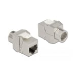 Keystone Module RJ45 Femelle vers lsa Cat.6A blindé sans Outil (87032) - Delock