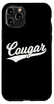 Coque pour iPhone 11 Pro T-shirt de sport COUGAR Varsity Scripts