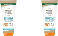 Garnier Ambre Solaire SPF 50+ Sensitive Advanced Sun Cream, for Sensitive Skin,