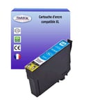 Cartouche Compatible pour Epson XP412, XP415 remplace Epson T1812 (18XL) Cyan - T3AZUR