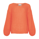 Noella Joseph Knit Sweater - Black Orange