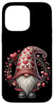 iPhone 14 Pro Max Love Gnome Valentines Day Wreath For Her With Cute Hearts Case