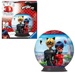 Ravensburger ihmeelliset tarinat Ladybug & Cat Noir 3D -palapalapelistä 6 -vuotiaille lapsille - 72 kappaletta - ei liimaa vaadita