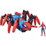 Figurine Spider-Man Véhicule Araignée de combat - Lance de l'eau et des projectiles - Dès 4 ans - HASBRO, Marvel