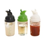 Salad Dressing Shaker Container Homemade Salad Dressing Bottle Mixer1633