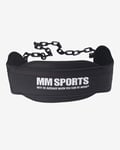 MM Sports Dip Belt Black