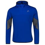 HEAD Men's Club 22 Tech Hoodie, Royal Blue, XX-Large