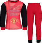 Manchester United Pyjamas Kids 3 4 Years Boys Top Bottoms Nightwear Set