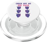 Check Out My Six Lot de 6 haltérophilie Raisin pour homme et femme PopSockets PopGrip pour MagSafe