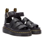 Dr. Martens Clarissa II Quad Aunt Sally Womens Sandals - (Black) Leather - Size UK 4