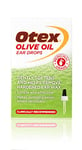 Otex Olive Oil Ear Drops For Natural, Gentle Removal of Excessive, Hardened Ear Wax. Bottle with Dropper Applicator, 10 ml (Pack of 1)