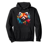 Adorable Red Panda Graphic - Cute and Cuddly Red Pandas Pullover Hoodie