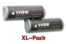 2 x batterie Li-Ion 600mAh (3.6 V) pour Canon Powershot & Digital série Ixus, par ex. 500HS, Ixy 50s, SD4500is, etc. Remplace la batterie : NB-9L.